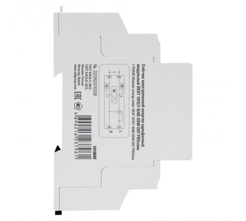 Счетчик электрической энергии модульный SKAT 101Э/1 - 5(40) Ш Р M EKF   10106M   EKF