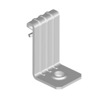 Зажим балочный вертикальный 1-5 мм с отгибом и резьбой М6   PR08.5861  Промрукав