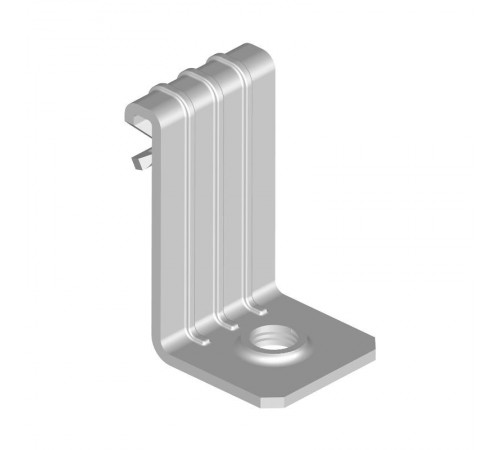Зажим балочный вертикальный 1-5 мм с отгибом и резьбой М6   PR08.5861  Промрукав