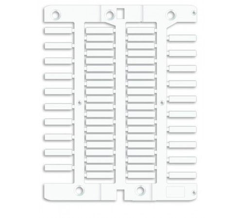 Маркировка для провода, жесткая, для трубочек. 4х18мм. Белая  NUT18  DKC