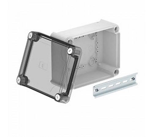 Коробка распределительная T160, 190x150x77 мм, сплош. стенка, выс. прозрач. крышка (T 160 OE HD TR)  2007774  OBO Bettermann