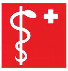 Пиктограмма (Наклейка) "Медицинский кабинет" для Token  V4-EM-00.0060.ADV-0044  VARTON