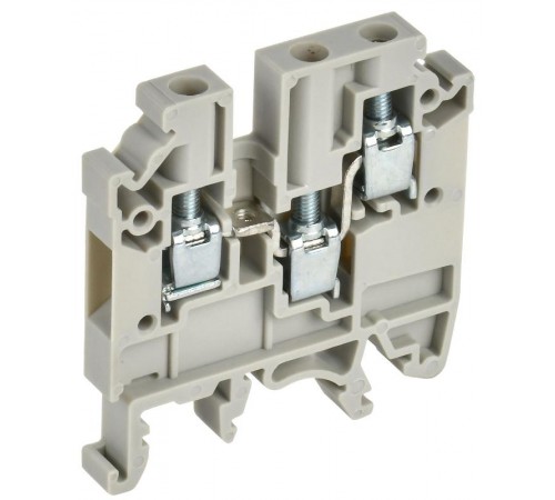 Колодка клеммная CTS-MC 3 вывода 4мм2 серая  YCT12-00-3-K03-004  IEK