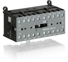 Миниконтактор реверсивный VBC6A-30-01-07 9A (400В AC3) катушка 12В DС  GJL1213911R0017  ABB