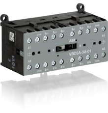 Миниконтактор реверсивный VBC6A-30-01-07 9A (400В AC3) катушка 12В DС  GJL1213911R0017  ABB