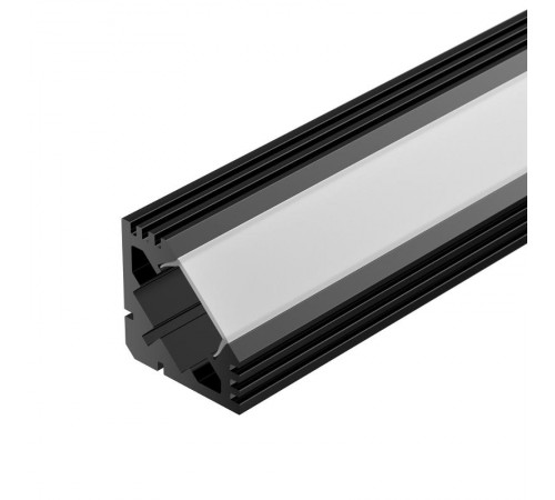 Профиль PDS45-T-2000 ANOD Black RAL9005  020897  Arlight
