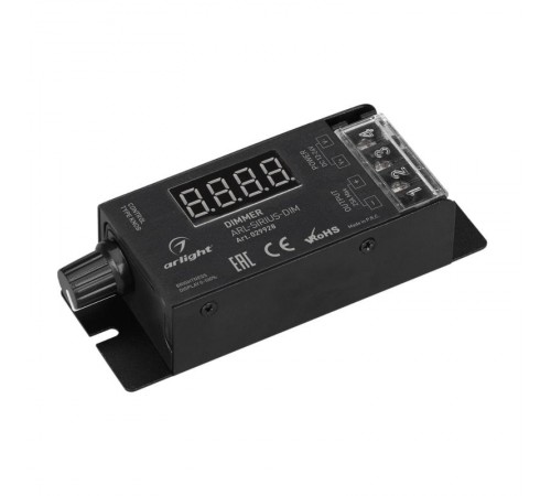 Диммер ARL-SIRIUS-DIM (12-24V, 1x25A, 2.4G) (Arlight, IP20 Металл, 3 года)  029928  Arlight