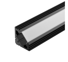 Профиль PDS45-T-2000 ANOD Black RAL9005  020897  Arlight