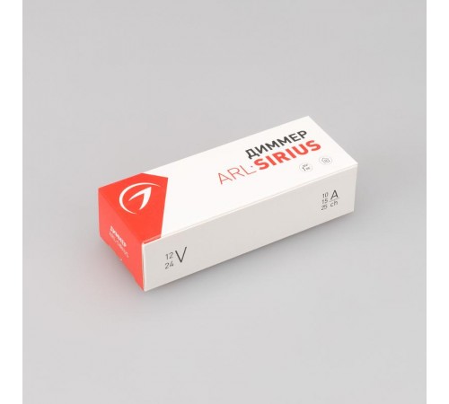 Диммер ARL-SIRIUS-DIM (12-24V, 1x25A, 2.4G) (Arlight, IP20 Металл, 3 года)  029928  Arlight