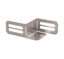 Переходник упрощённый горизонтальный Стандарт INOX (AISI 409) на 50 мм Н50  PR16.6204  Промрукав