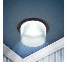 Светильник встраиваемый декоративный DK106 BK MR16 GU5.3 черный  Б0058428  ЭРА