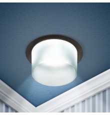 Светильник встраиваемый декоративный DK106 BK MR16 GU5.3 черный  Б0058428  ЭРА