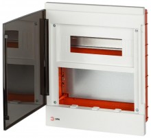 Корпус пластиковый встраиваемый  MULTIBOX со слаботочным отсеком 12 модулей IP40 белый   Б0059316  ЭРА