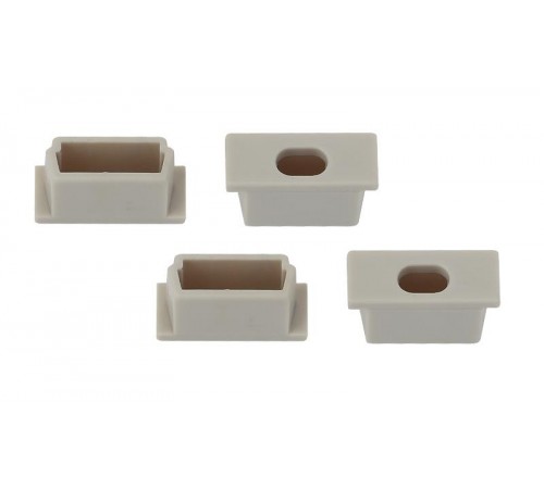 Набор заглушек для профиля CAB251, 2206-3B 4 сквозные  Б0039444  ЭРА