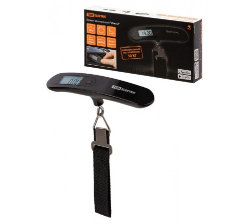 Безмен электронный "Этна 2", деление 0,01 кг, макс. вес 50 кг, подсветка дисплея, TDM  SQ4018-0002  TDM