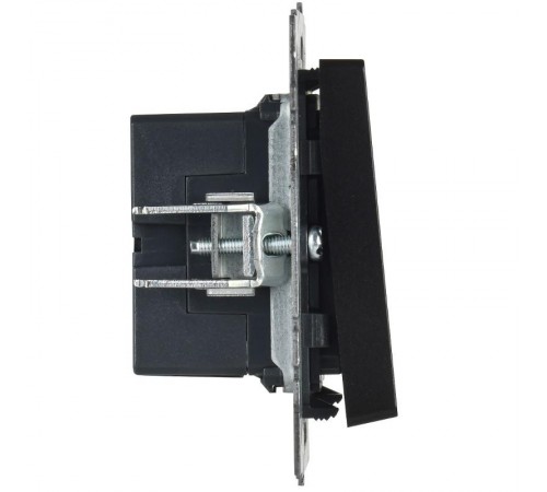 BRITE Кнопка звонка с инд. отел. 10А ВС10-1-9-БрЧ черн.  BR-V14-2-10-K02  IEK