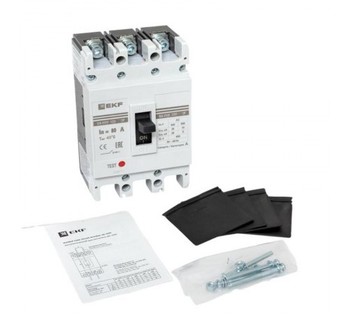 Выключатель автоматический ВА-99М 100/80А 3P 35кА PROxima  mccb99-100-80m  EKF