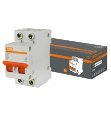 Выключатель автоматический двухполюсный ВА47-63 20А C 4,5кА  SQ0218-0027  TDM