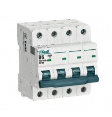 Выключатель автоматический четырехполюсный ВА-105 6А D 10кА  13235DEK  DEKraft