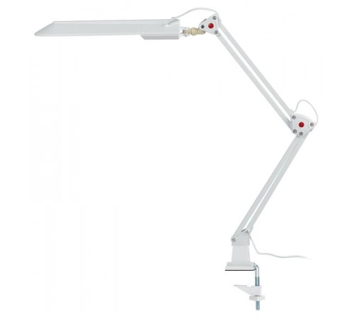 Светильник настольный струбцина  NL-201 11Вт ЛЛ G23 белый  C0041457  ЭРА