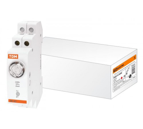 Лампа сигнальная ЛС-47 красная (LED) AC/DC   SQ0214-0008  TDM