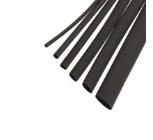 Термоусаживаемая трубка ТУТ нг 12/6 черная (50м/уп)  PR08.25493  Промрукав