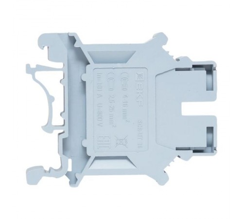 Клеммная колодка винтовая 16 UT серая scr-ut-16-g  EKF