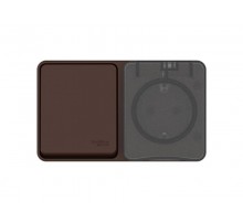 AtlasDesign Profi54 Коричневый О/У Блок: Розетка с заземлением со шторками 16А, Выключатель 1-клавишный 10 АХ  ATN546070  SE