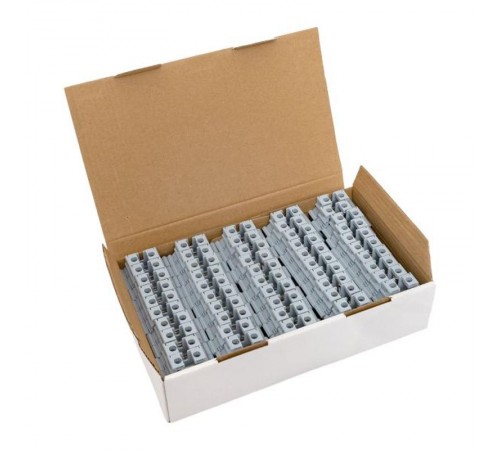 Клеммная колодка винтовая 16 UT серая scr-ut-16-g  EKF