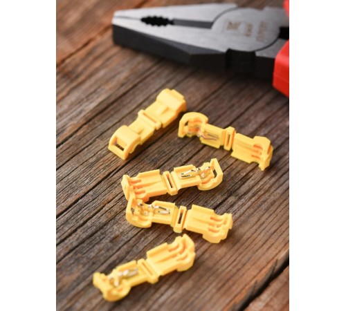 Ответвитель прокалывающий  ОВ-Т 3 4.0-6.0 мм2 желтый (50 шт) EKF PROxima   plc-ovt-4.0-6.0  EKF