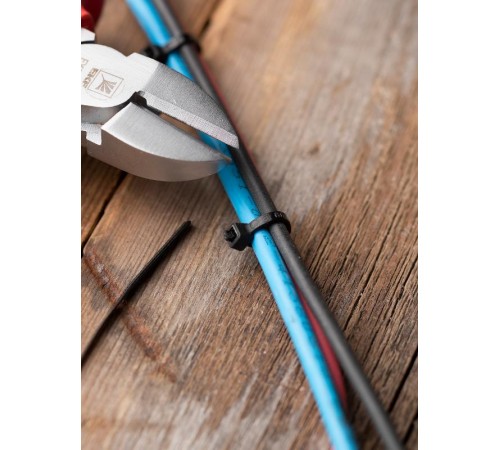 Хомут нейлоновый ЧЕРНЫЙ 2,5х100 (уп./100шт) EKF Simple  plc-cb-2.5x100  EKF