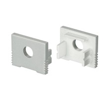 Заглушка для алюминиевого профиля  SL-SLIM-H13M с отверстием  024474  Arlight 