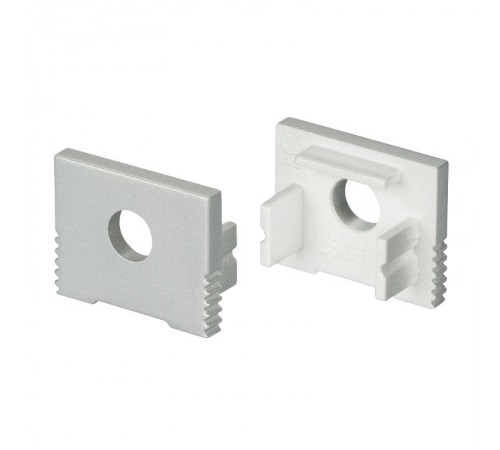 Заглушка для алюминиевого профиля  SL-SLIM-H13M с отверстием  024474  Arlight 