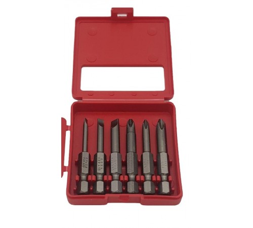 Набор бит SL/PZ/PH Industrial 50 мм в кейсе, 6 шт  03092516  Felo