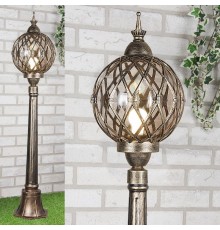 Светильник садово-парковый Sirius F черное золото  a026100  Elektrostandard