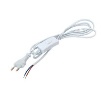 Шнур для бра с выключателем 2 м 2*0,5 мм2  ASB-610  EKF