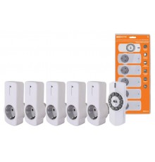 Комплект для беспроводного управления розетками ПУ4-Р1.5 (5 приемников) "Уютный дом"  SQ1508-0206  TDM
