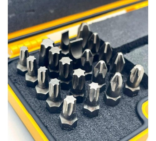 Набор бит SL/PZ/PH/TX с битодержателем STAR в кейсе, 21 шт  02082136  Felo