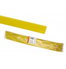 Термоусаживаемая трубка ТУТнг 10/5 желтая по 1м (50 м/упак)  SQ0518-0216  TDM