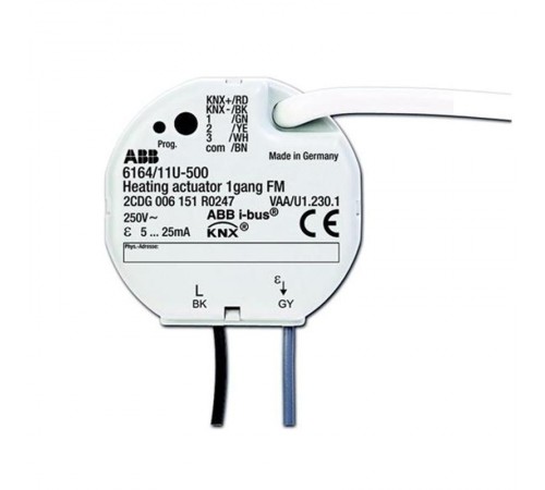 6164/11 U-500 Электронный активатор для термоэлектрических приводов 230В, 1канальный, FM  6151-0-0247  2CKA006151A0247  ABB