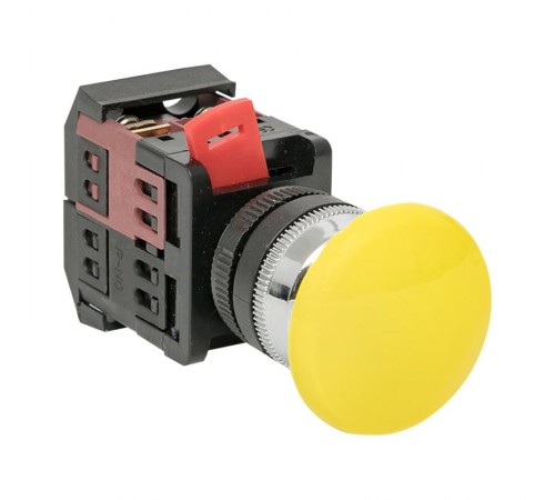 Кнопка AEA-22 "Грибок" желтая NO+NC EKF PROxima  pbn-aea-o  EKF