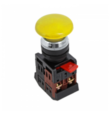 Кнопка AEA-22 "Грибок" желтая NO+NC EKF PROxima  pbn-aea-o  EKF
