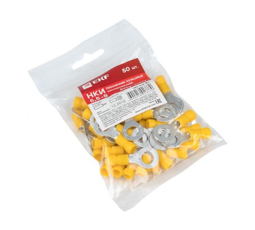 Наконечник кольцевой изолированный НКИ 5.5-8 (50шт.) EKF PROxima  nki-5.5-8n  EKF