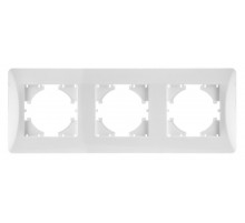 Ugra РАМКА 3-местная,  цвет белый.  С1130-001  GUSI Electric