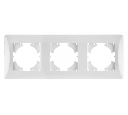 Ugra РАМКА 3-местная,  цвет белый.  С1130-001  GUSI Electric