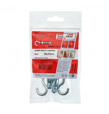 Анкер (дюбель) Молли RO (с полукольцом) М6х52 (4 шт) - пакет ( 0,099 кг)  112292  Tech-KREP