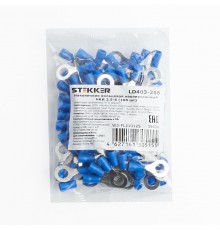 Наконечник кольцевой изолированный НКИ 2,5-6 (упаковка 100 шт), LD403-256  39420  STEKKER