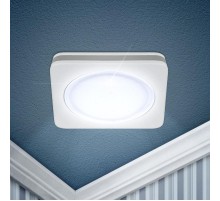 Светильник точечный встраиваемый светодиодный LED KL 13 7Вт 4000К белый квадрат  Б0028276  ЭРА