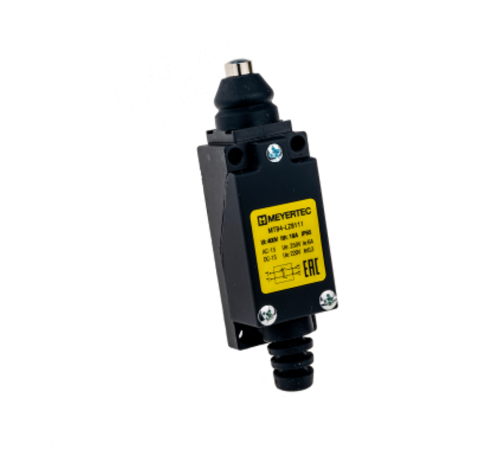 Выключатель концевой, 6 A NO+NC, IP65, кнопка нажимная MTB4-LZ8111  51733  ОВЕН