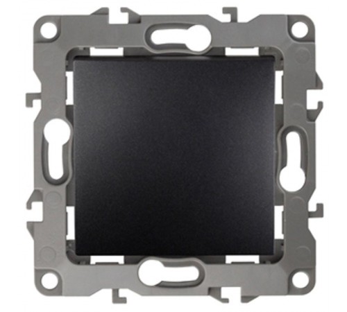 Выключатель 12-1101-05   10АХ-250В,  антрацит  Б0014625  ЭРА